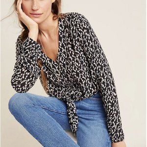 Cloth & Stone Rachel Tie Front Blouse